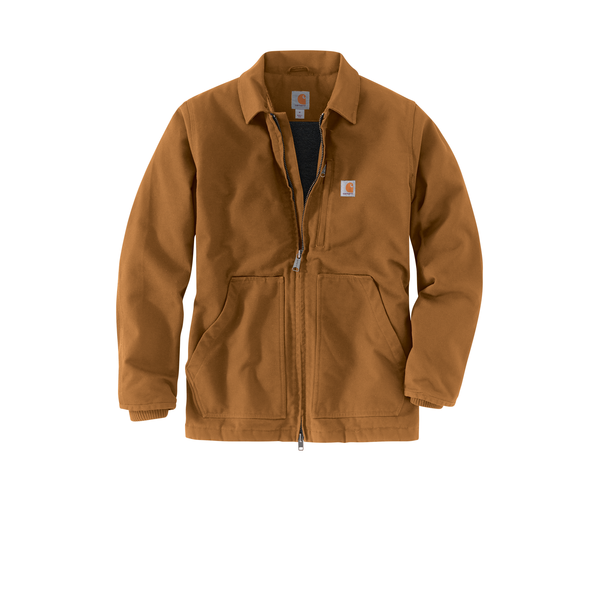 Carhartt® Cotton Washed Duck Sherpa-Lined Men's Coat