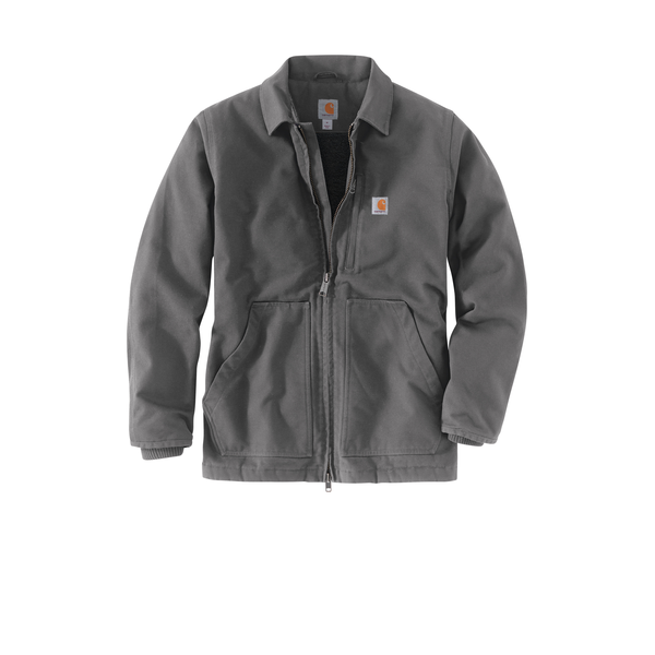 Carhartt® Cotton Washed Duck Sherpa-Lined Men's Coat