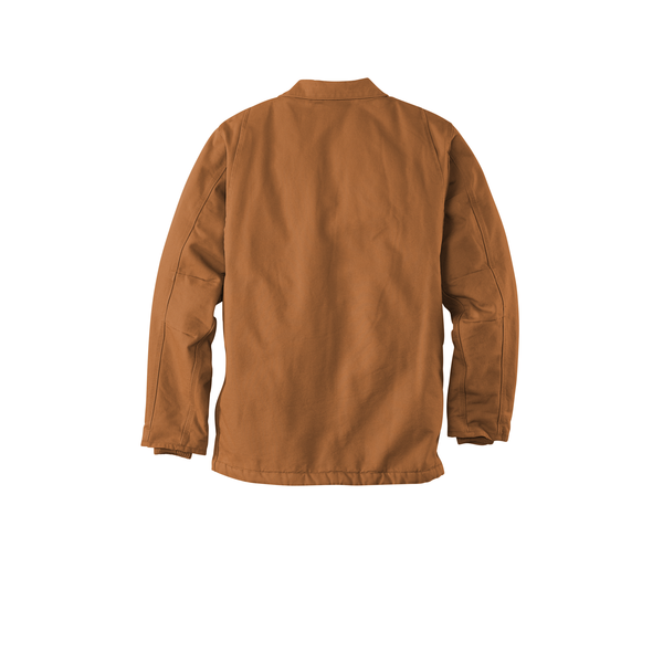 Carhartt® Cotton Washed Duck Sherpa-Lined Men's Tall Coat