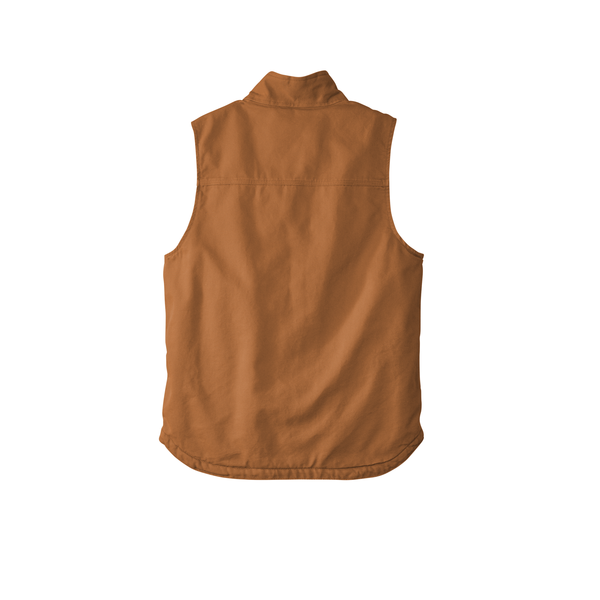 Carhartt® Cotton Washed Duck Sherpa-Lined Mock Neck Men's Vest