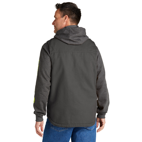 Carhartt® Cotton Washed Duck Sherpa-Lined Mock Neck Men's Vest