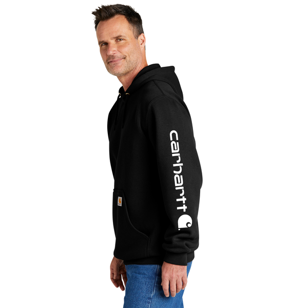 Carhartt® Midweight Cotton/Poly Hooded Logo Men's Sweatshirt