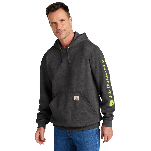 Carhartt® Midweight Cotton/Poly Hooded Logo Men's Sweatshirt
