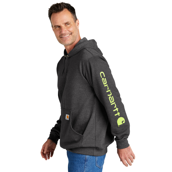Carhartt® Midweight Cotton/Poly Hooded Logo Men's Sweatshirt