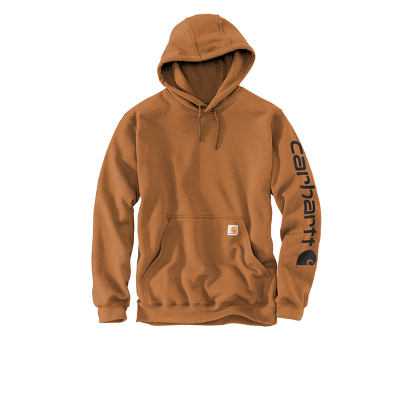 Carhartt® Midweight Cotton/Poly Hooded Logo Men's Sweatshirt