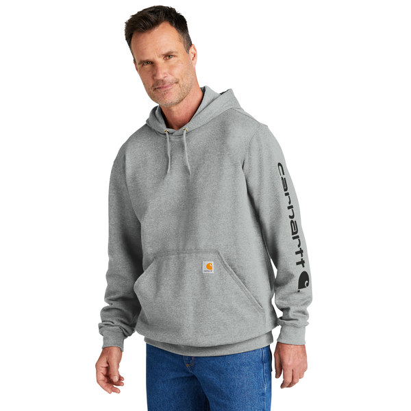 Carhartt® Midweight Cotton/Poly Hooded Logo Men's Sweatshirt