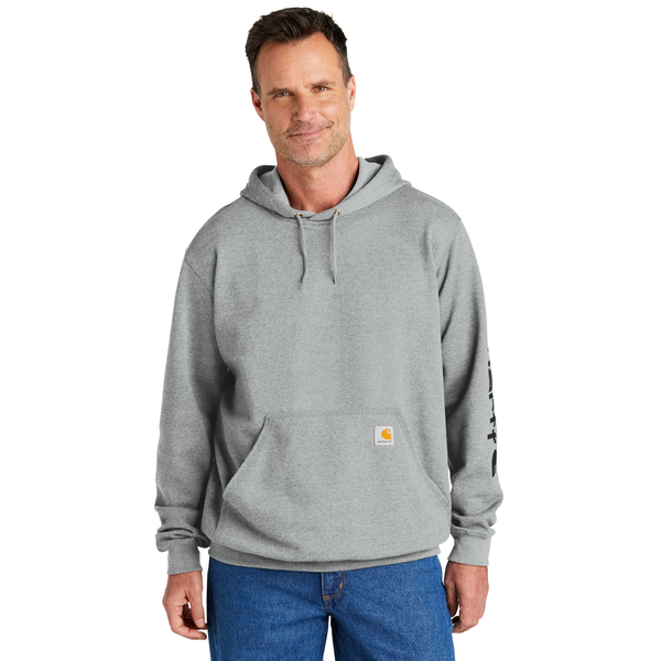 Carhartt® Midweight Cotton/Poly Hooded Logo Men's Sweatshirt