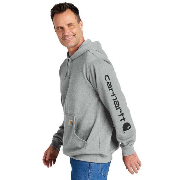 Carhartt® Midweight Cotton/Poly Hooded Logo Men's Sweatshirt