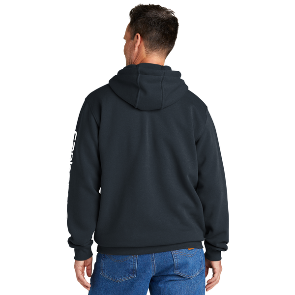 Carhartt® Midweight Cotton/Poly Hooded Logo Men's Sweatshirt