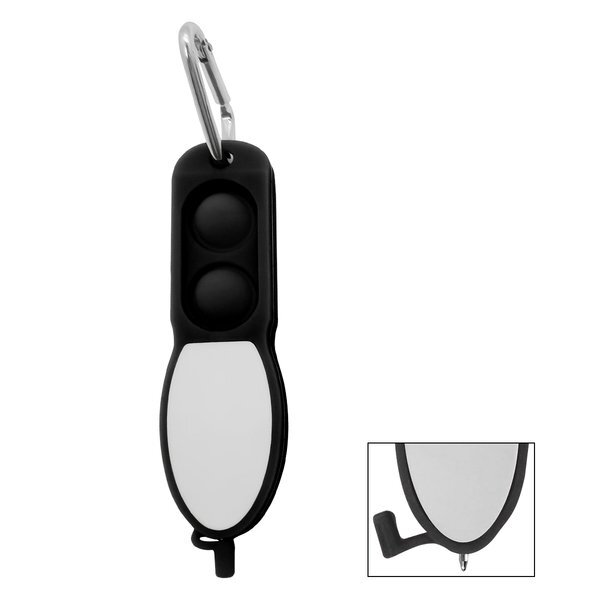 Push Pop Pen w/ Carabiner