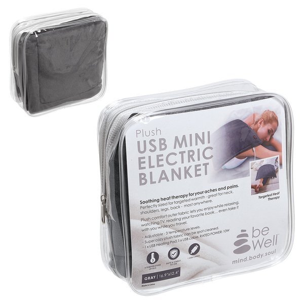 BeWell™ Plush USB Mini Electric Heated Blanket