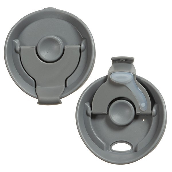 Commuter Double Wall Polypropylene Tumbler w/ Flip Top Closure, 17oz.