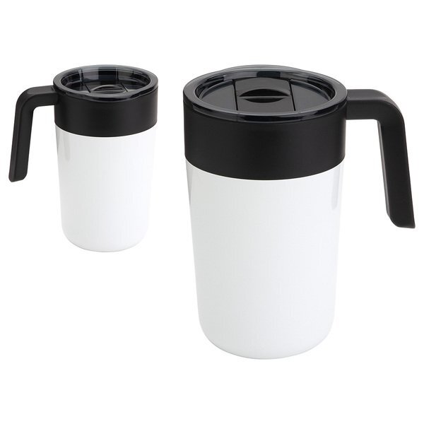 Omni Stainless Steel & Polpropylene Mug, 13oz.