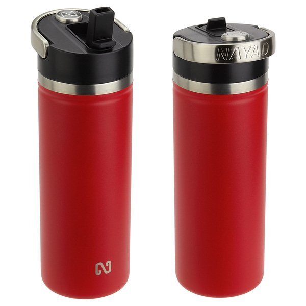 NAYAD® Ranger Stainless Double Wall Bottle w/ Flip-Top Spout, 18oz.