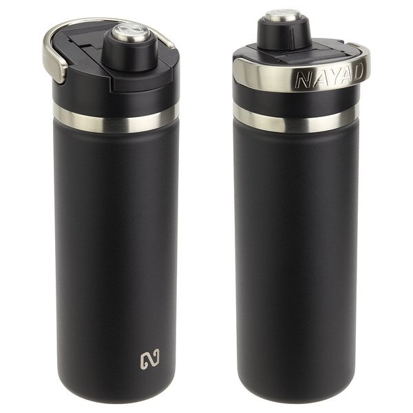 NAYAD® Traveler Stainless Double Wall Bottle w/ Twist-Top Spout, 18oz.