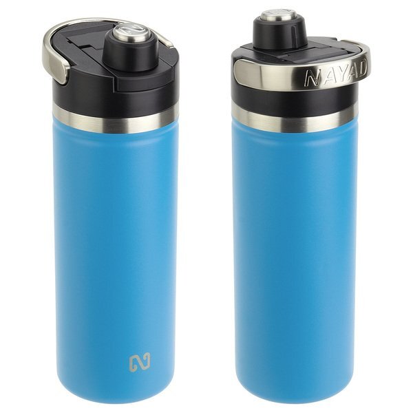 NAYAD® Traveler Stainless Double Wall Bottle w/ Twist-Top Spout, 18oz.
