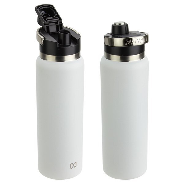 NAYAD® Traveler Stainless Double Wall Bottle w/ Twist-Top Spout, 40oz.