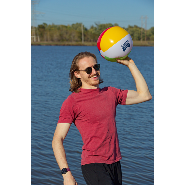 Sunburst Inflatable Beach Ball, 16"