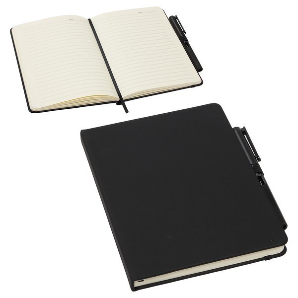 Quorom Soft Touch Journal w/ Matching Color Gel Pen, 5-3/4" x 8-3/8"