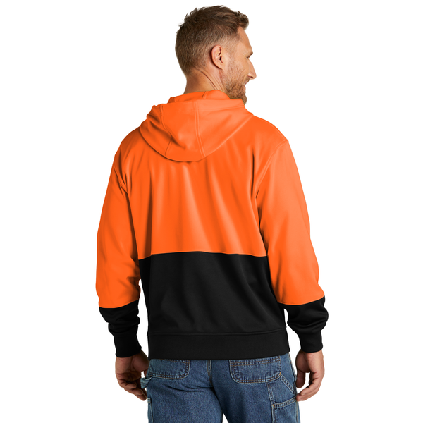 CornerStone® Enhanced Visibility Polyester Fleece Men's Pullover Hoodie