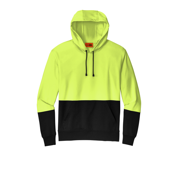 CornerStone® Enhanced Visibility Polyester Fleece Men's Pullover Hoodie