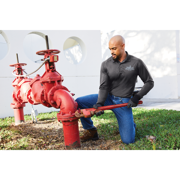 CornerStone® Select Lightweight Polyester Snag-Proof Long Sleeve Men's Polo