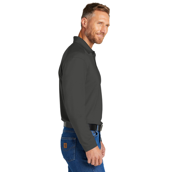 CornerStone® Select Lightweight Polyester Snag-Proof Long Sleeve Men's Polo