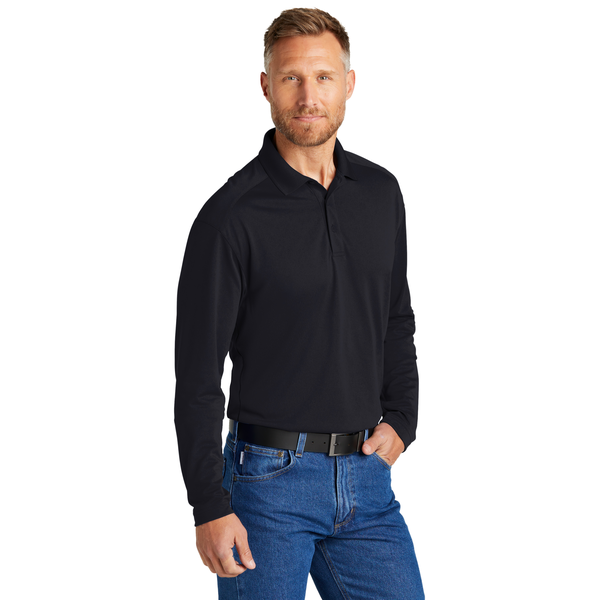 CornerStone® Select Lightweight Polyester Snag-Proof Long Sleeve Men's Polo