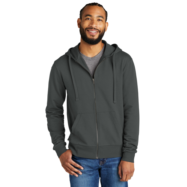 Allmade® Organic Cotton French Terry Full-Zip Unisex Hoodie