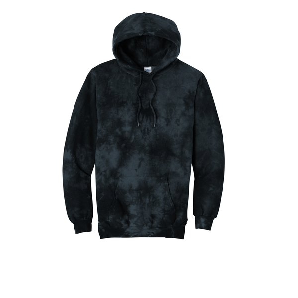 Port & Company® Cotton/Poly Crystal Tie-Dye Pullover Unisex Hoodie
