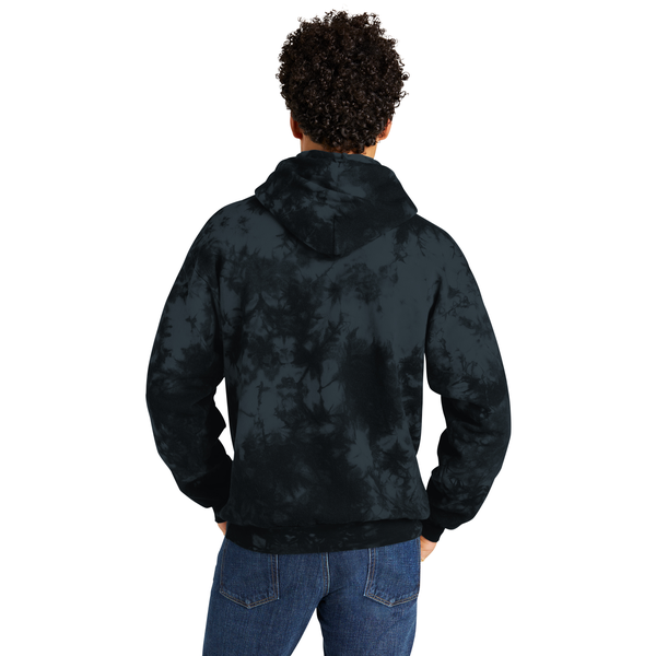 Port & Company® Cotton/Poly Crystal Tie-Dye Pullover Unisex Hoodie