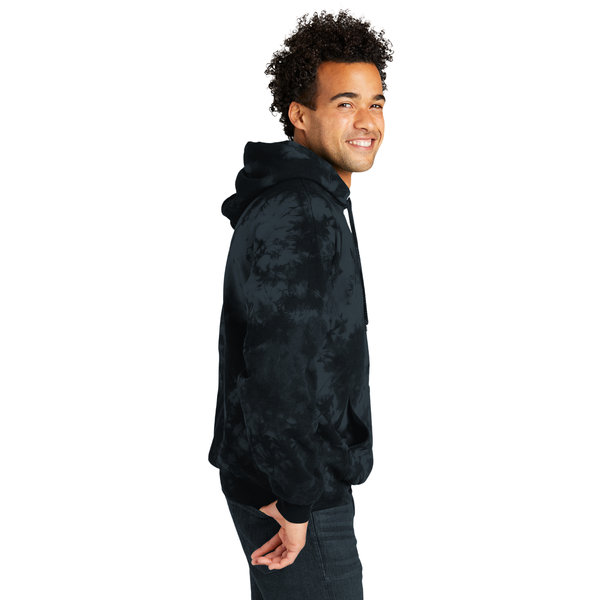 Port & Company® Cotton/Poly Crystal Tie-Dye Pullover Unisex Hoodie
