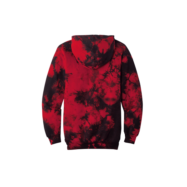 Port & Company® Cotton/Poly Crystal Tie-Dye Pullover Unisex Hoodie