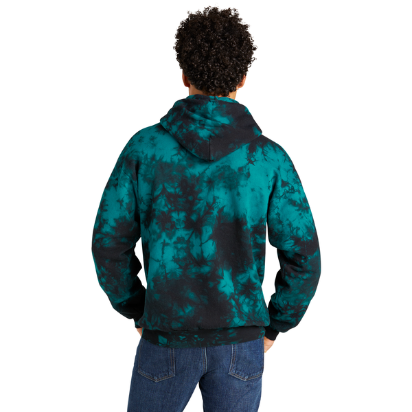 Port & Company® Cotton/Poly Crystal Tie-Dye Pullover Unisex Hoodie
