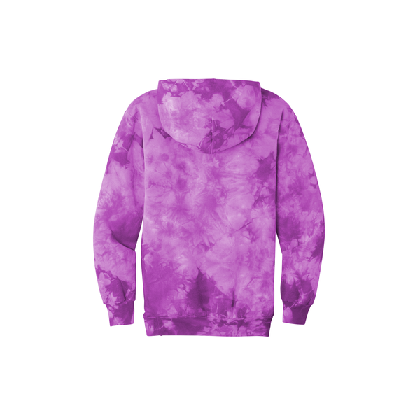 Port & Company® Cotton/Poly Crystal Tie-Dye Pullover Unisex Hoodie