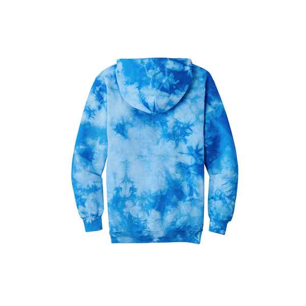 Port & Company® Cotton/Poly Crystal Tie-Dye Pullover Unisex Hoodie
