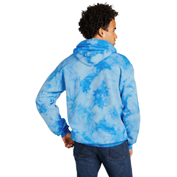 Port & Company® Cotton/Poly Crystal Tie-Dye Pullover Unisex Hoodie
