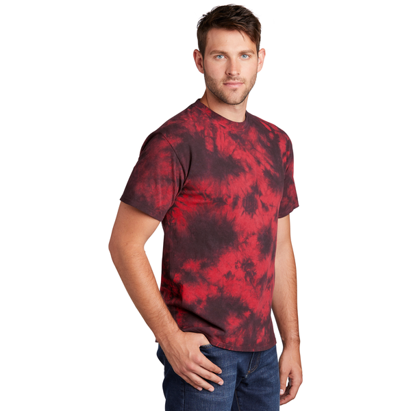Port & Company® Cotton Crystal Tie-Dye Men's Tee