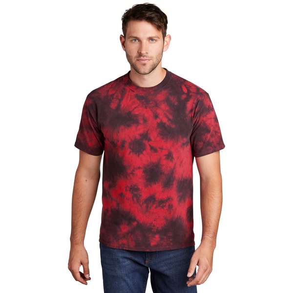 Port & Company® Cotton Crystal Tie-Dye Men's Tee