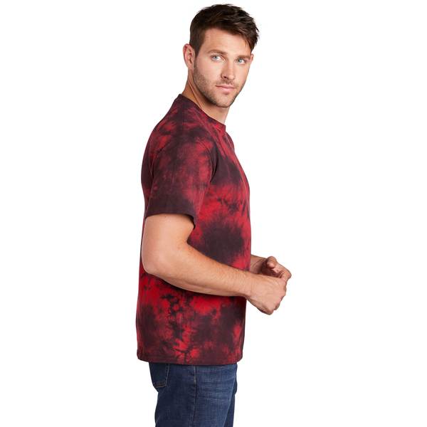 Port & Company® Cotton Crystal Tie-Dye Men's Tee