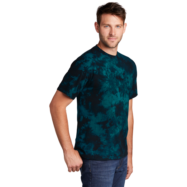 Port & Company® Cotton Crystal Tie-Dye Men's Tee