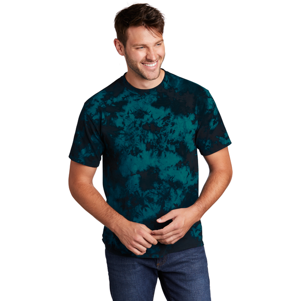 Port & Company® Cotton Crystal Tie-Dye Men's Tee