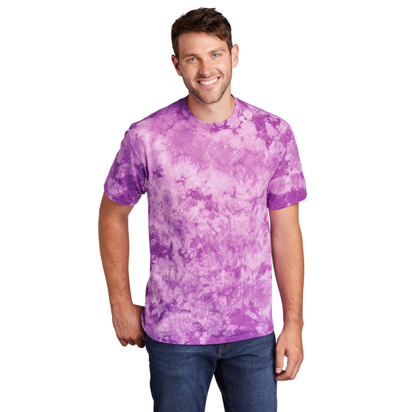 Port & Company® Cotton Crystal Tie-Dye Men's Tee