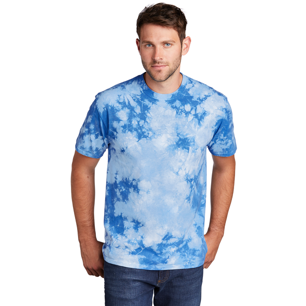 Port & Company® Cotton Crystal Tie-Dye Men's Tee