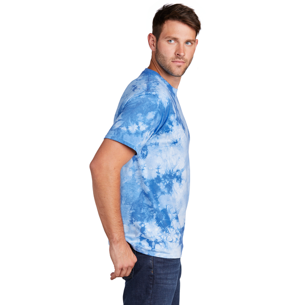 Port & Company® Cotton Crystal Tie-Dye Men's Tee