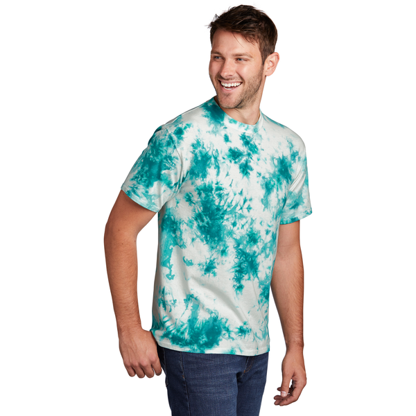 Port & Company® Cotton Crystal Tie-Dye Men's Tee