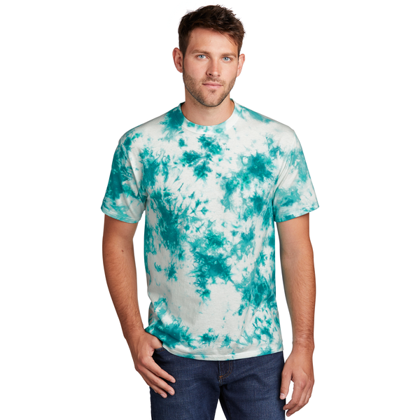 Port & Company® Cotton Crystal Tie-Dye Men's Tee
