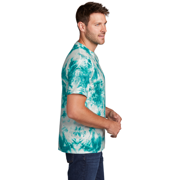Port & Company® Cotton Crystal Tie-Dye Men's Tee