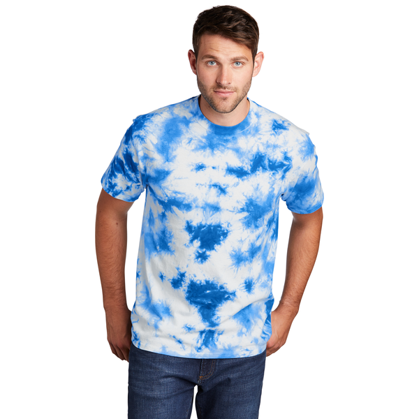 Port & Company® Cotton Crystal Tie-Dye Men's Tee