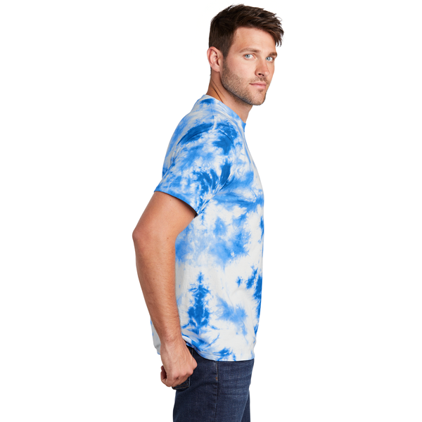 Port & Company® Cotton Crystal Tie-Dye Men's Tee